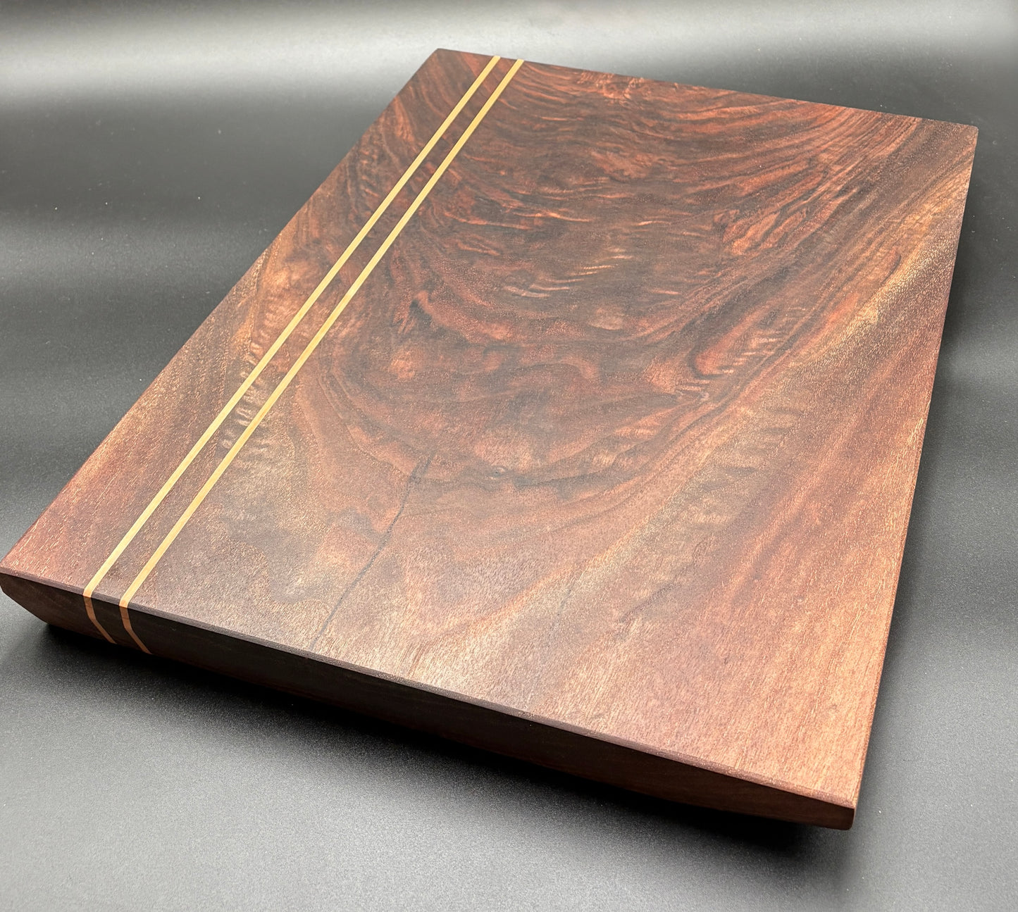 Black Walnut & Hard Maple Edge-Grain Cutting Board
