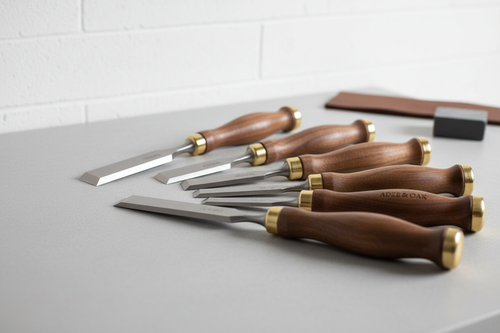 Premium woodworking chisels - custom tool sharpening service