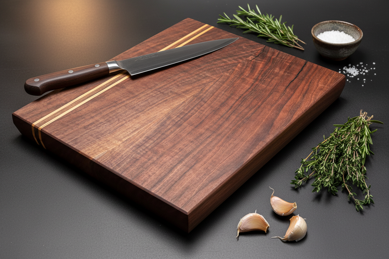Walnut Cutting Board Lifestyle